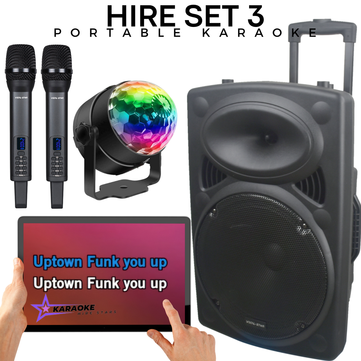 Karaoke Hire Set 3