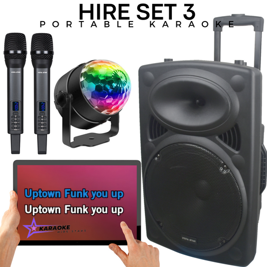 Karaoke Hire Set 3