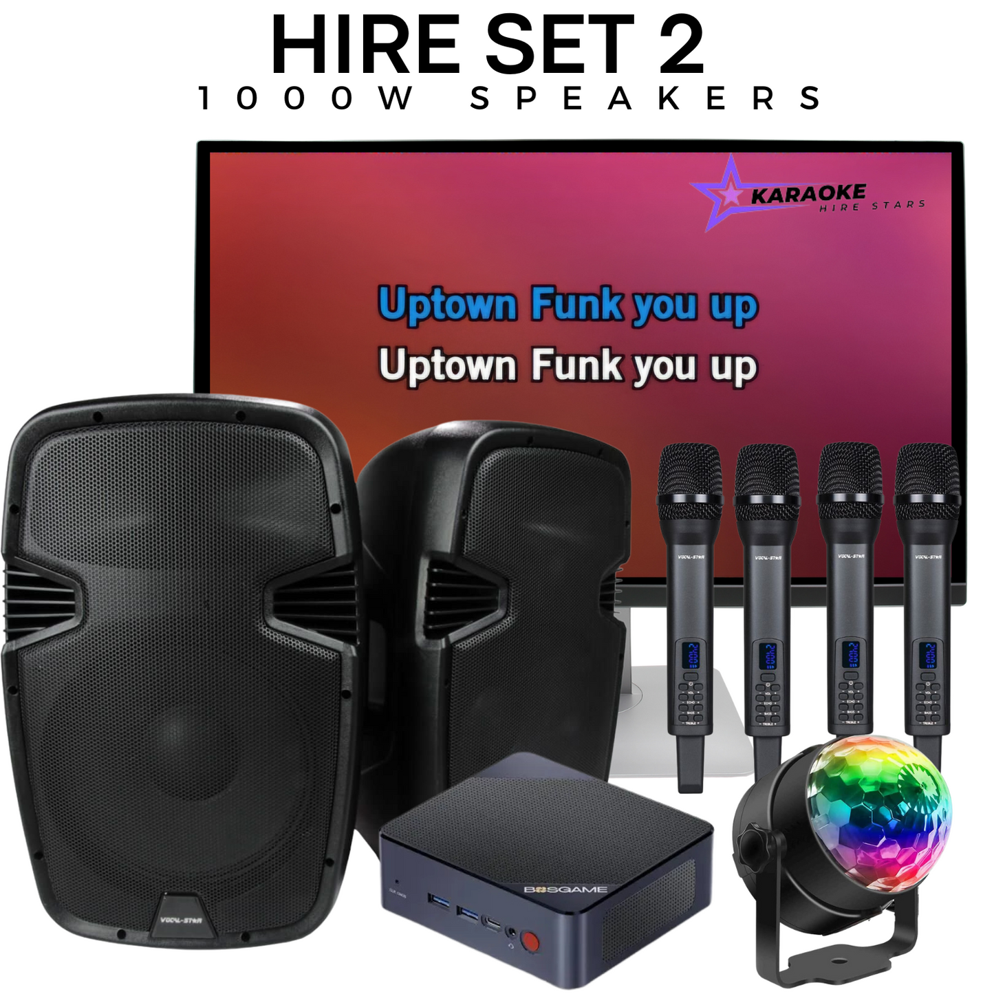 Karaoke Hire Set 2