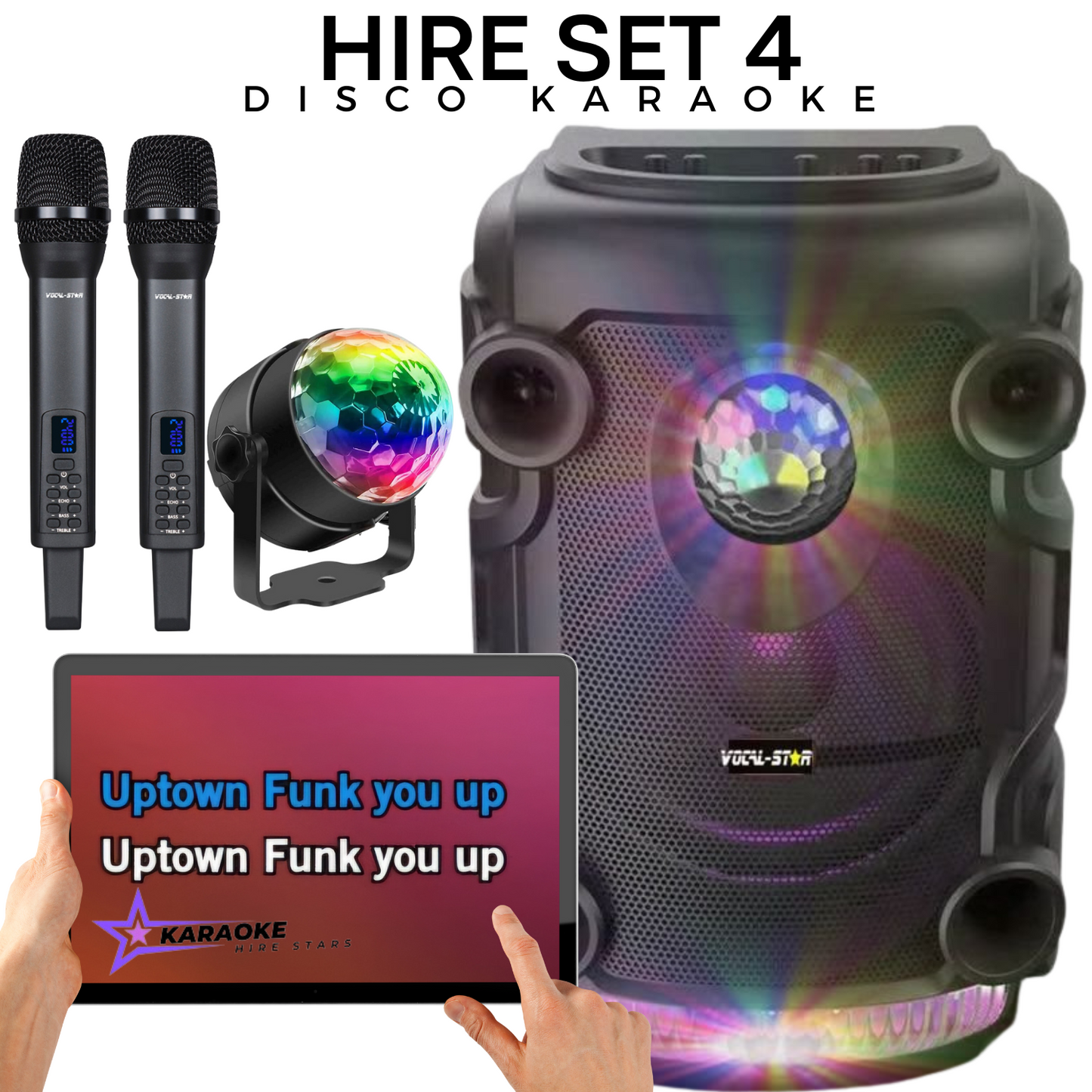 Karaoke Hire Set 4