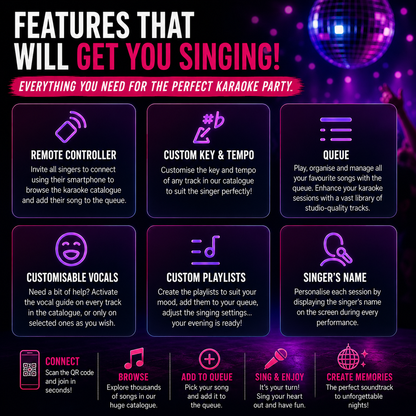 Touch Screen Karaoke System - Hire Set 5