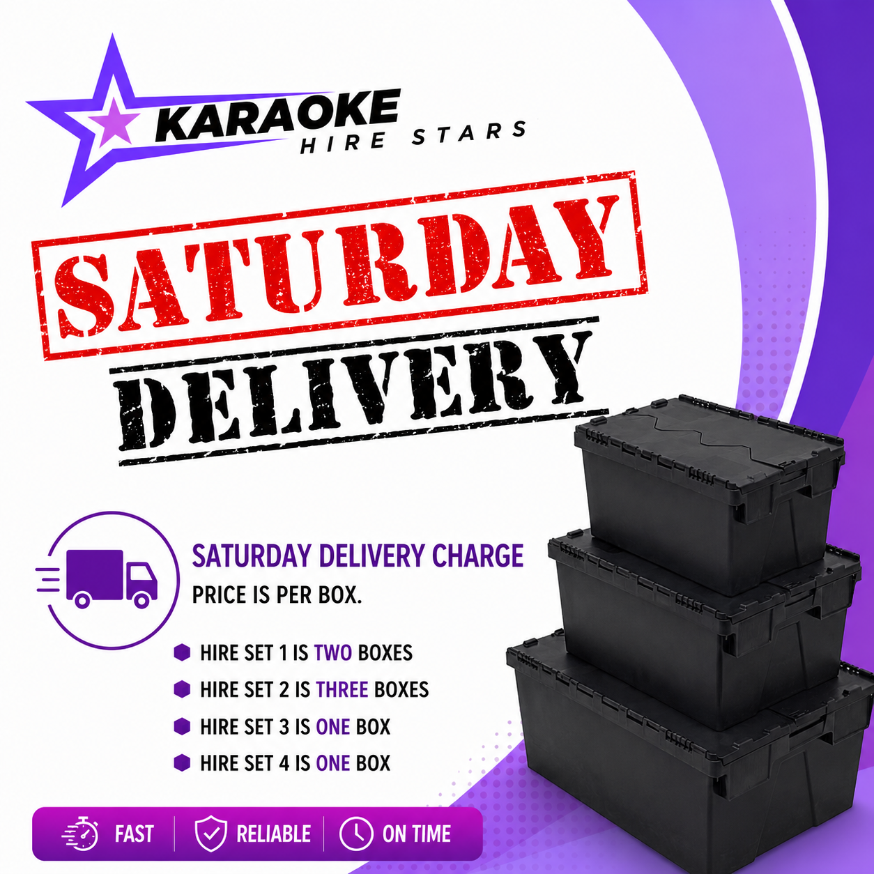Saturday Delivery Charge