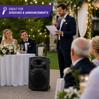 Portable PA Speaker Hire