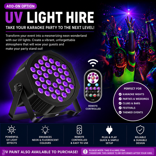 UV Light Hire